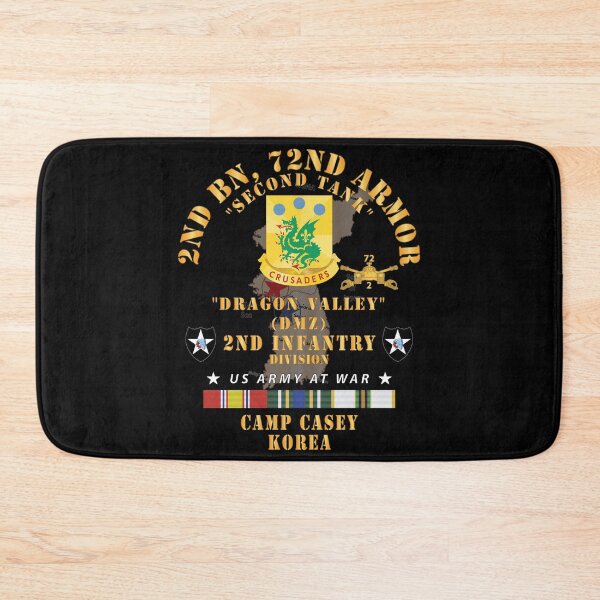 Item preview, Army - Korea Map - 2nd Bn, 72nd Armor, Second Tank, Dragon Valley, DMZ, 2nd Infantry Division- w KOREA - COLD SVC X 300 designed and sold by Military Insignia Products.