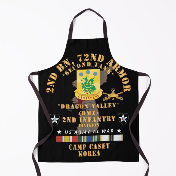 Item preview, Army - Korea Map - 2nd Bn, 72nd Armor, Second Tank, Dragon Valley, DMZ, 2nd Infantry Division- w KOREA - COLD SVC X 300 designed and sold by Military Insignia Products.