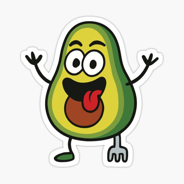 Item preview, Fork-Leg Avocado designed and sold by Sillyverse.