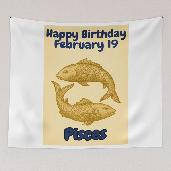 Item preview, Birthday Zodiac Sign – February 19 designed and sold by ariksworld.