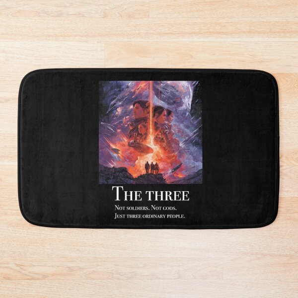 Item preview, The Three | Fictional Sci-Fi Movie Poster Concept designed and sold by casualnature.