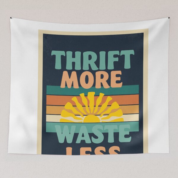 Item preview, Thrift More, Waste Less – Sustainable Graduation Tee designed and sold by FitEnvy.