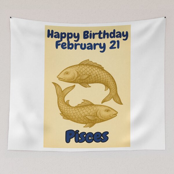 Item preview, Birthday Zodiac Sign – February 21 designed and sold by ariksworld.