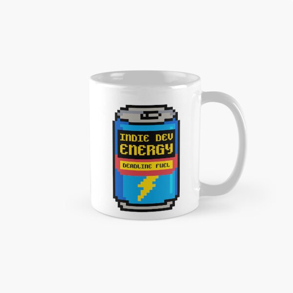 Item preview, Indie Dev Energy – Deadline Fuel Pixel Style designed and sold by DAFIN.