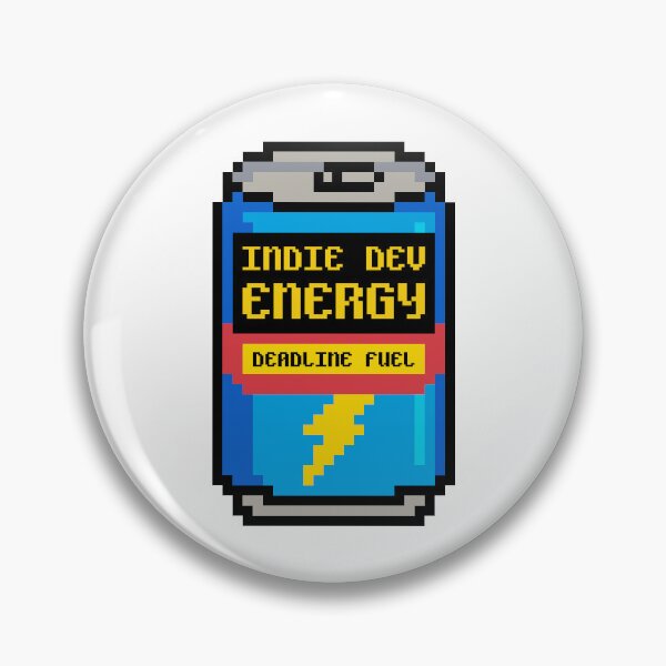 Item preview, Indie Dev Energy – Deadline Fuel Pixel Style designed and sold by DAFIN.