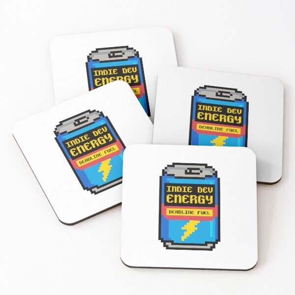 Item preview, Indie Dev Energy – Deadline Fuel Pixel Style designed and sold by DAFIN.