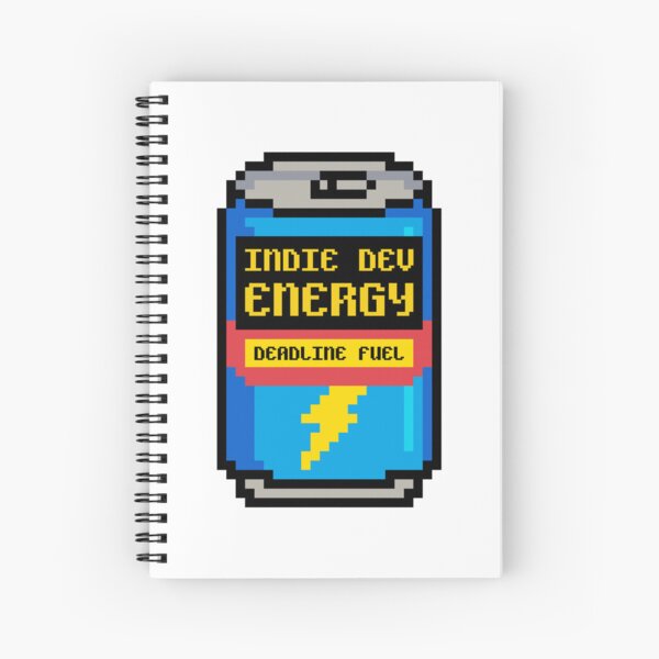Item preview, Indie Dev Energy – Deadline Fuel Pixel Style designed and sold by DAFIN.