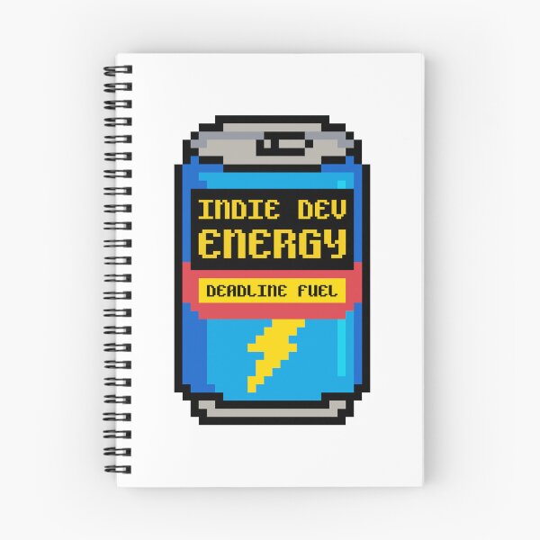 Item preview, Indie Dev Energy – Deadline Fuel Pixel Style designed and sold by DAFIN.