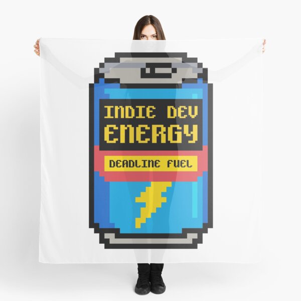 Item preview, Indie Dev Energy – Deadline Fuel Pixel Style designed and sold by DAFIN.