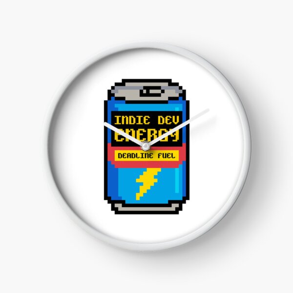 Item preview, Indie Dev Energy – Deadline Fuel Pixel Style designed and sold by DAFIN.