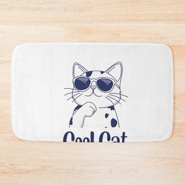 Item preview, Cool Cat – Retro Sunglasses Cat Tee designed and sold by FitEnvy.