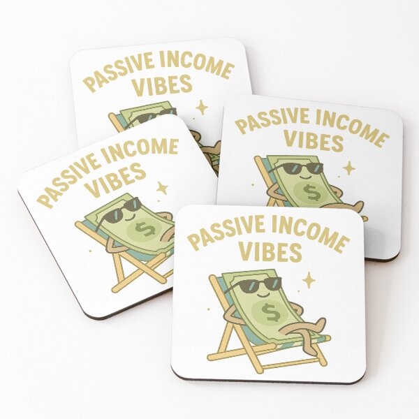 Artikelvorschau, Passive Income Vibes – Entspanntes Geld-Meme-Shirt entworfen und verkauft von Design Express.