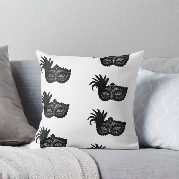 Item preview, Gothic halloween mask with intricate lace and feathers on transparent background, AI generated designed and sold by dvoevnore.