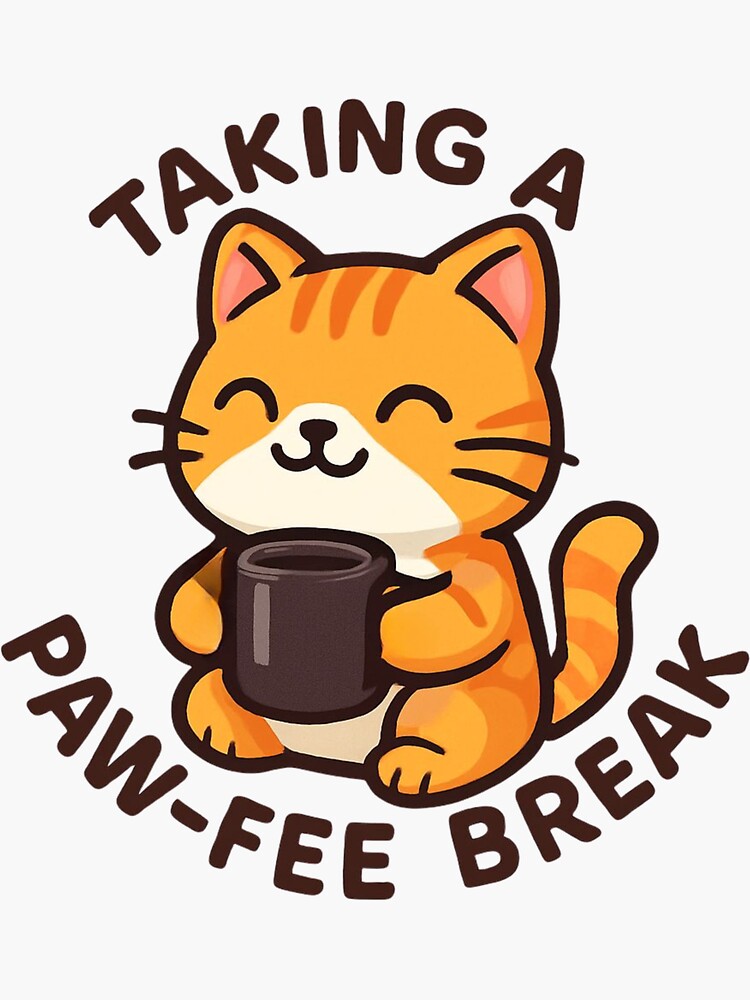 Cat Coffee Break