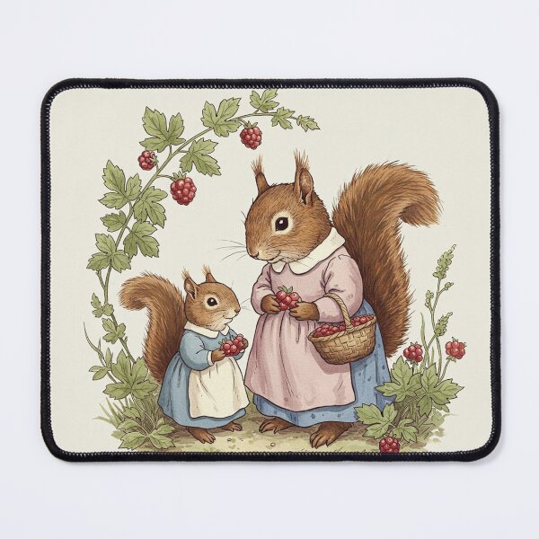 Item preview, Berry Picking with Mama Squirrel designed and sold by Pasteltone.