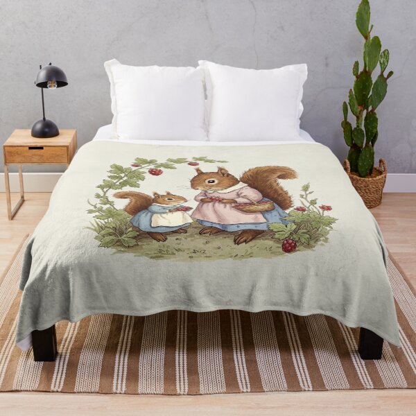 Item preview, Berry Picking with Mama Squirrel designed and sold by Pasteltone.