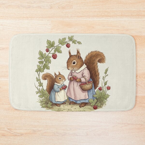 Item preview, Berry Picking with Mama Squirrel designed and sold by Pasteltone.