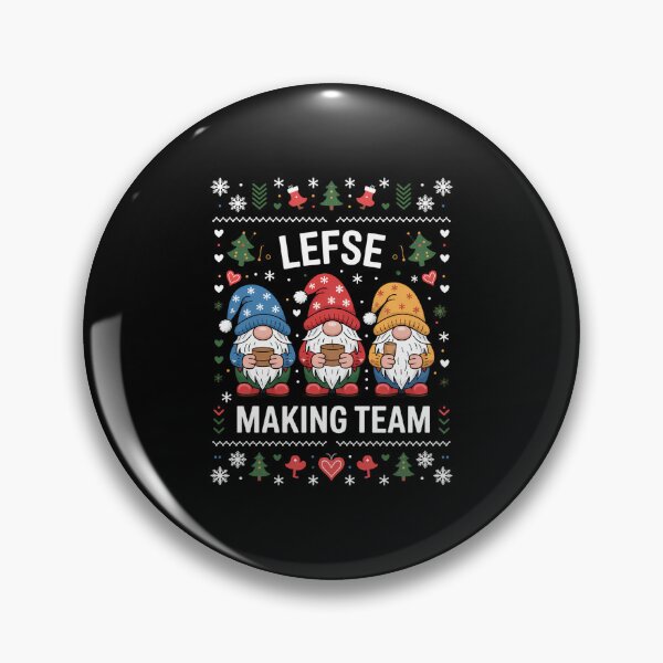Item preview, Lefse Making Team Christmas Gnomes Xmas designed and sold by Sea4Adventures.