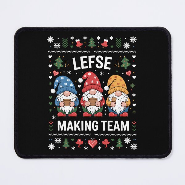 Item preview, Lefse Making Team Christmas Gnomes Xmas designed and sold by Sea4Adventures.