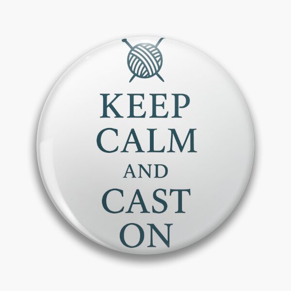 Item preview, Keep calm and cast on designed and sold by Iail Ioa.