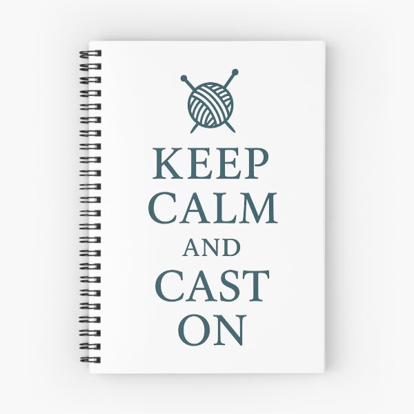 Item preview, Keep calm and cast on designed and sold by Iail Ioa.