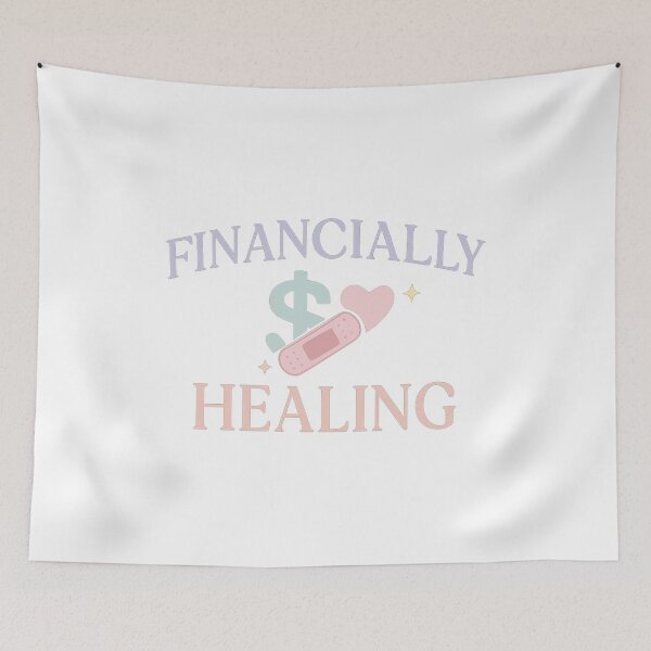 Item preview, Financially Healing – Funny Self-Care Money Mindset Shirt designed and sold by Design Express.
