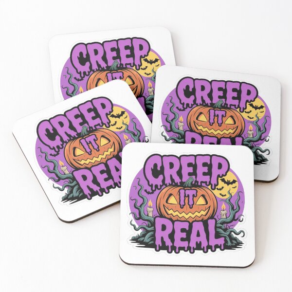 Item preview, Creep It Real Halloween – Funny Spooky Jack-O'-Lantern designed and sold by InspiredCreatives.
