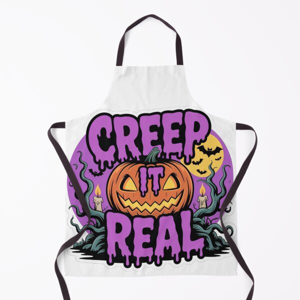 Item preview, Creep It Real Halloween – Funny Spooky Jack-O'-Lantern designed and sold by InspiredCreatives.