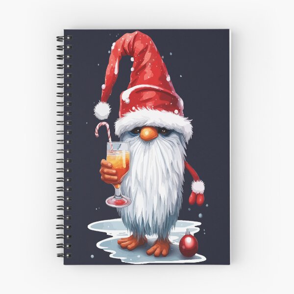 Item preview, Festive Christmas Gnome Gonk Holding A Glass Of‎ Mimosa Cocktail designed and sold by taiche.