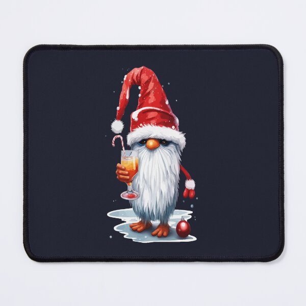 Item preview, Festive Christmas Gnome Gonk Holding A Glass Of Mimosa Cocktail designed and sold by taiche.