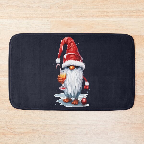 Item preview, Festive Christmas Gnome Gonk Holding A Glass Of‎ Mimosa Cocktail designed and sold by taiche.