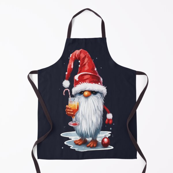 Item preview, Festive Christmas Gnome Gonk Holding A Glass Of Mimosa Cocktail designed and sold by taiche.