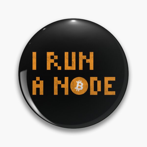 Item preview, I Run a Node Bitcoin Quote designed and sold by CyberRex.