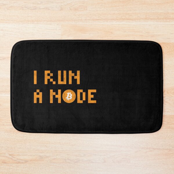 Item preview, I Run a Node Bitcoin Quote designed and sold by CyberRex.