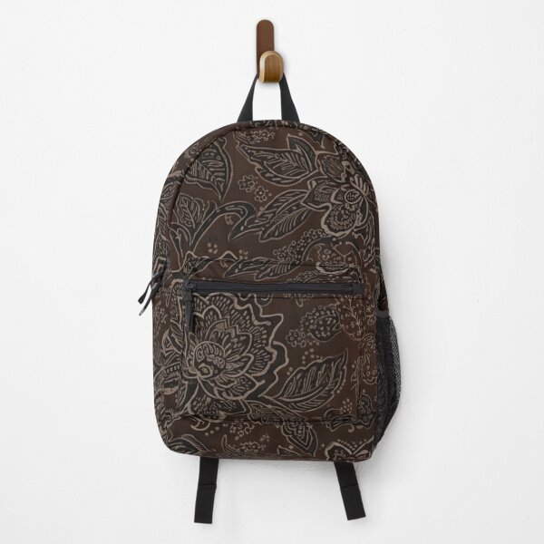 Item preview, Dark Mocha Batik Floral Print: Seamless Vintage Indonesian Pattern designed and sold by Tadida.