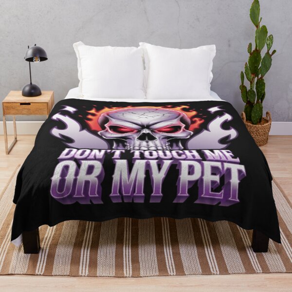 Item preview, DON’T TOUCH ME OR MY PET – Funny Protective Quote T-Shirt designed and sold by DesignNadine.