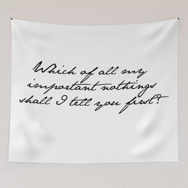 Item preview, Important Nothings (Jane Austen's Handwriting) designed and sold by ZiaMI.