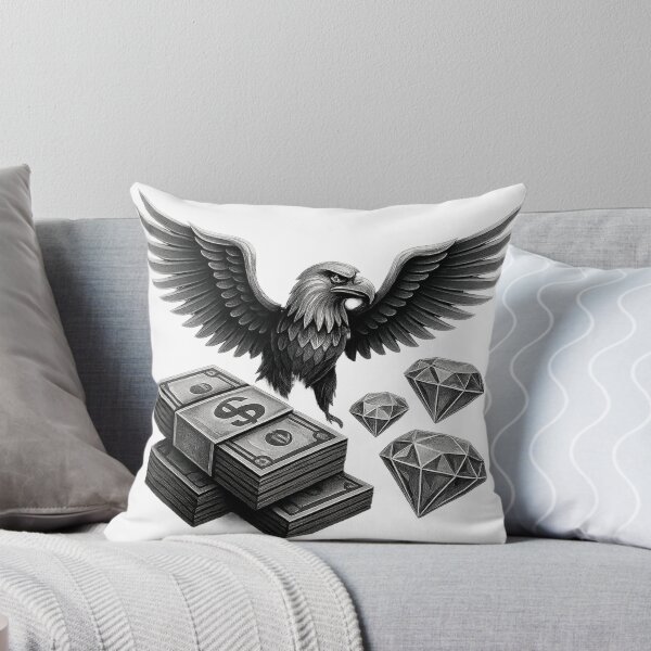 Artikelvorschau, Adler über Geld und Diamanten entworfen und verkauft von LenzDesign264.