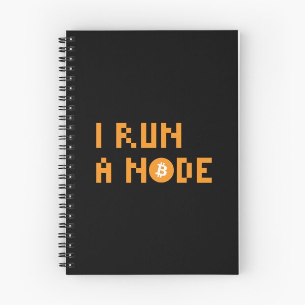 Item preview, I Run a Node Bitcoin Miner Quote designed and sold by CyberRex.