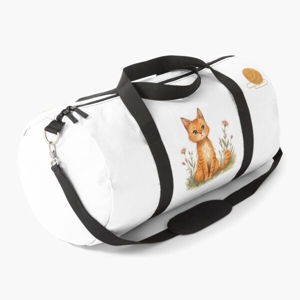 Item preview, Charming Orange Cat in Wildflowers – Cottagecore Coquette Aesthetic designed and sold by TestudoDesign.