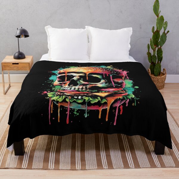 Item preview, Vintage Skull Burger designed and sold by Scaryzz.