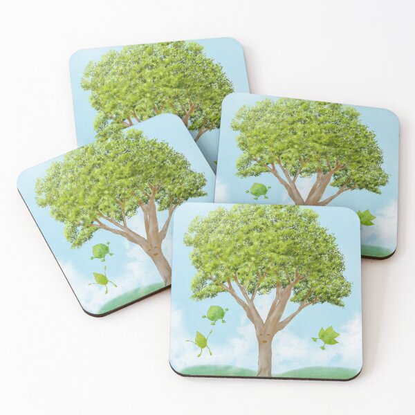 Item preview, Friends of leaves and a big tree designed and sold by greenPQBstudio.