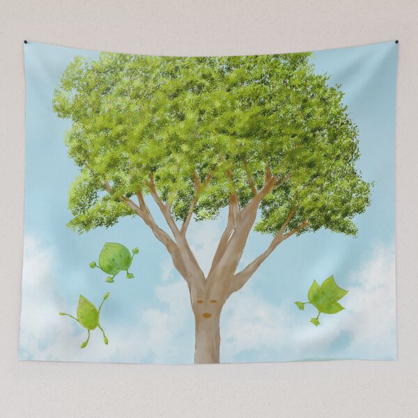 Item preview, Friends of leaves and a big tree designed and sold by greenPQBstudio.