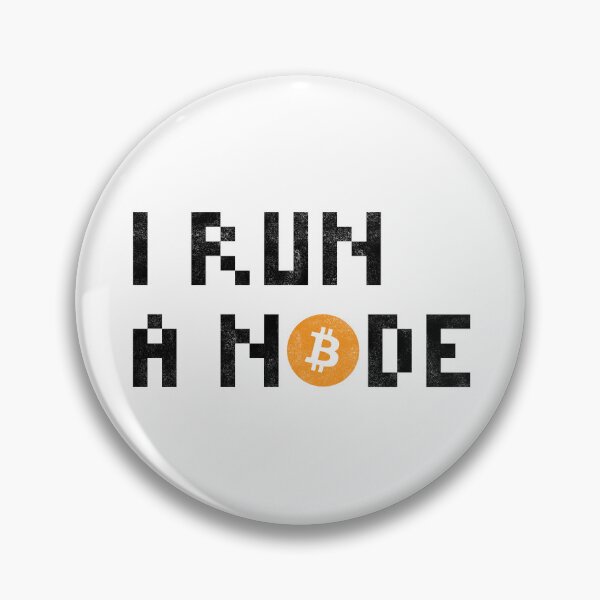 Item preview, I Run a Node Bitcoin Quote Black Color designed and sold by CyberRex.