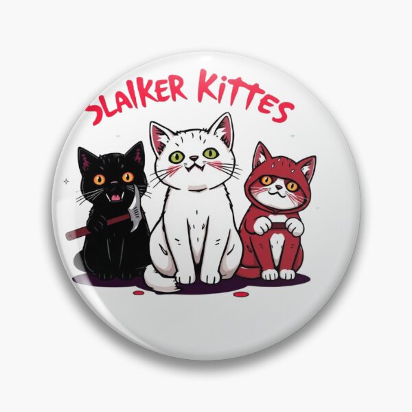 Item preview, Slasher Kitties – Cute Horror Cats Parody designed and sold by Miksonek04.