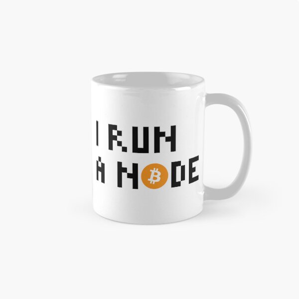 Item preview, I Run a Node Bitcoin Miner Quote Black Color designed and sold by CyberRex.
