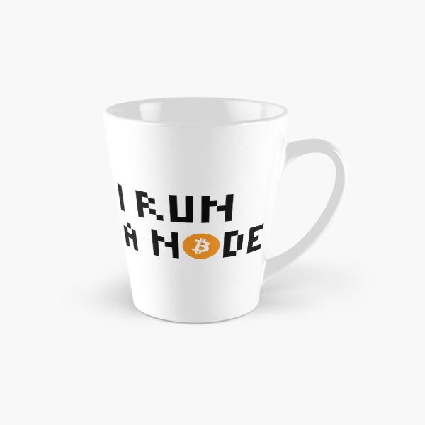 Item preview, I Run a Node Bitcoin Miner Quote Black Color designed and sold by CyberRex.