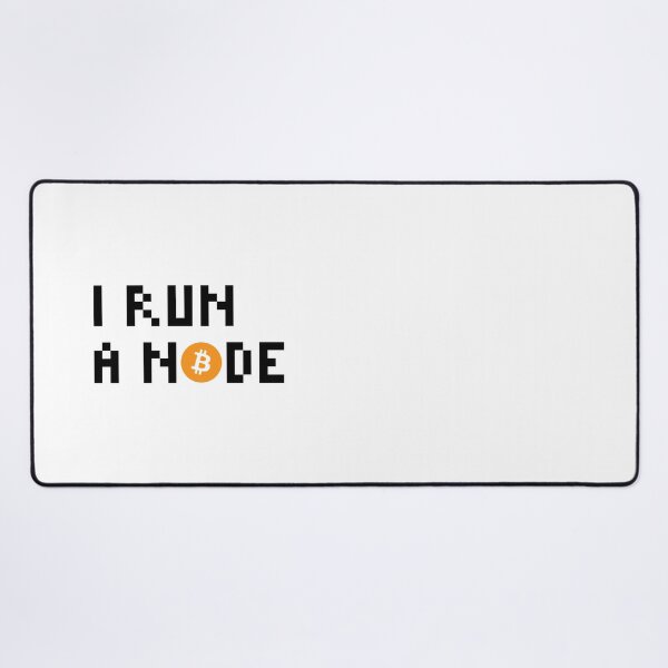 Item preview, I Run a Node Bitcoin Miner Quote Black Color designed and sold by CyberRex.