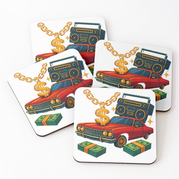 Item preview, Hip Hop Retro Car Bling Boombox designed and sold by LenzDesign264.