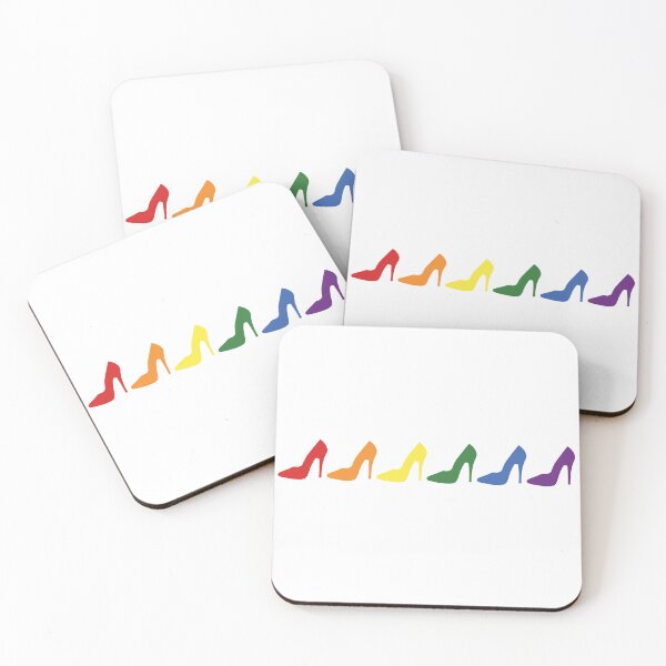 Item preview, Rainbow Pride Flag High Heels designed and sold by RyanGDesign.